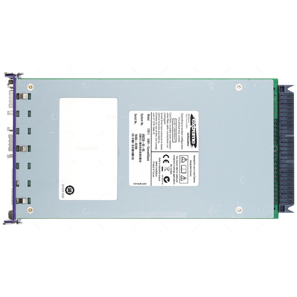 17011 EXTREME NETWORKS 2-PORT 20GB STACKING 4-PORT 1GB SFP MODULE FOR X650-24X